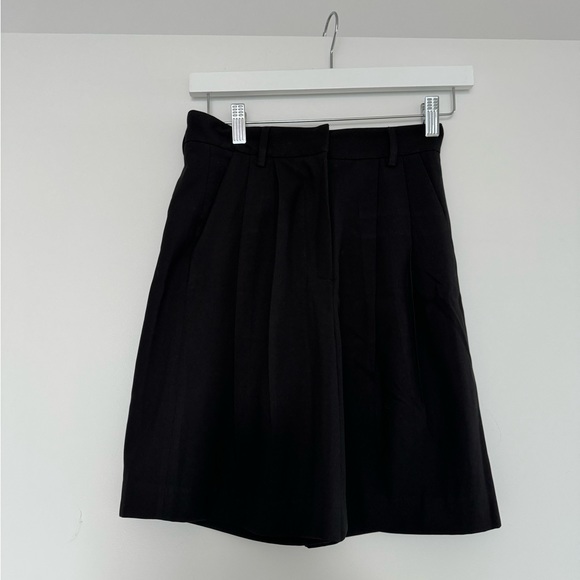 Toughsen Long Black High Rise Shorts - Picture 3 of 5
